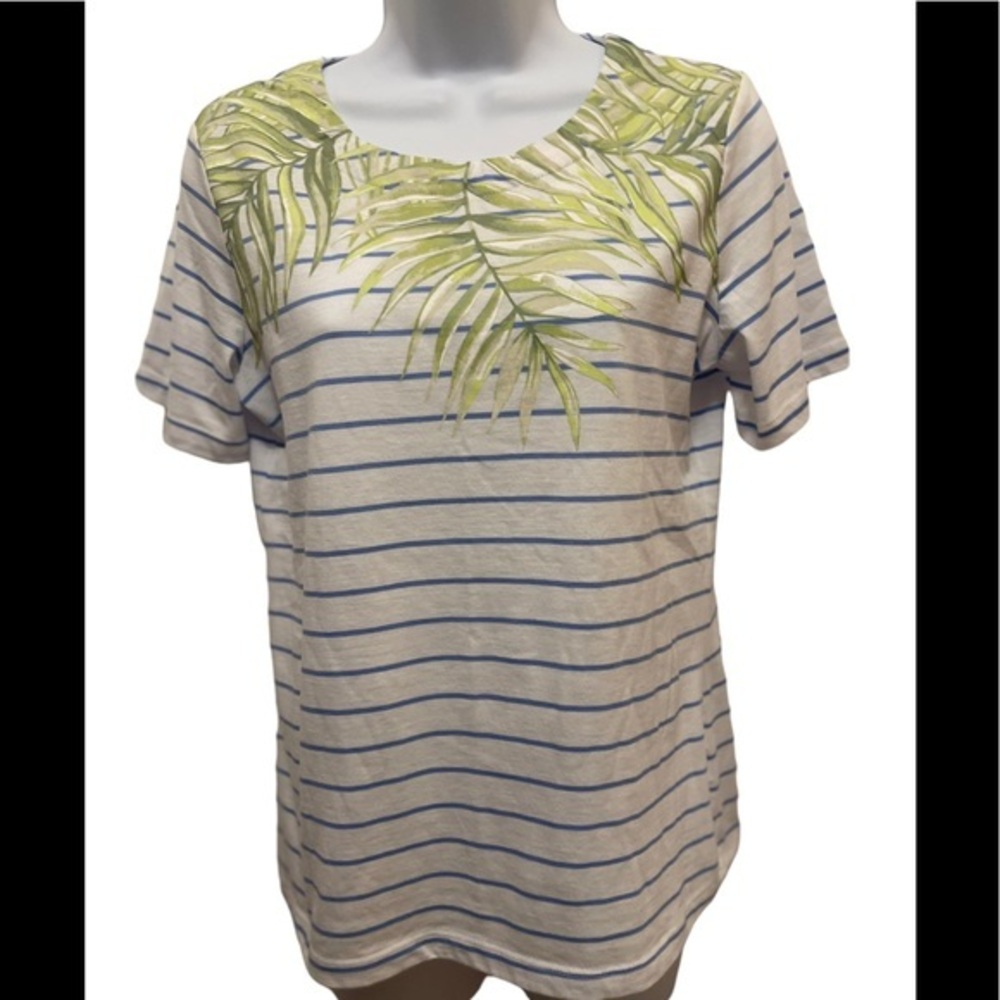 Coral Bay Striped Top Size Small